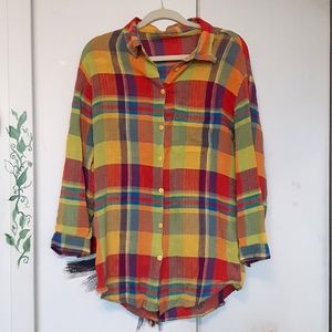 Colourful Linen Shirt